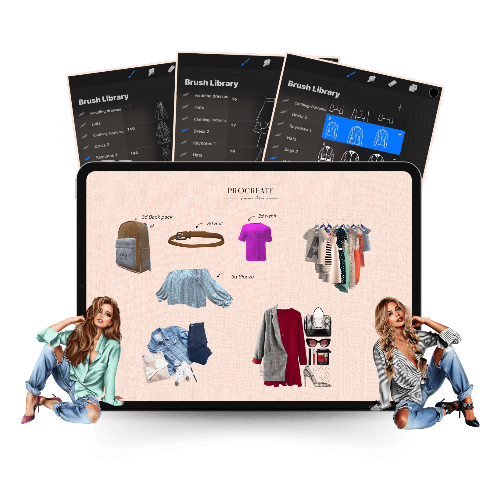 Procreate Fashion Hub Bundle