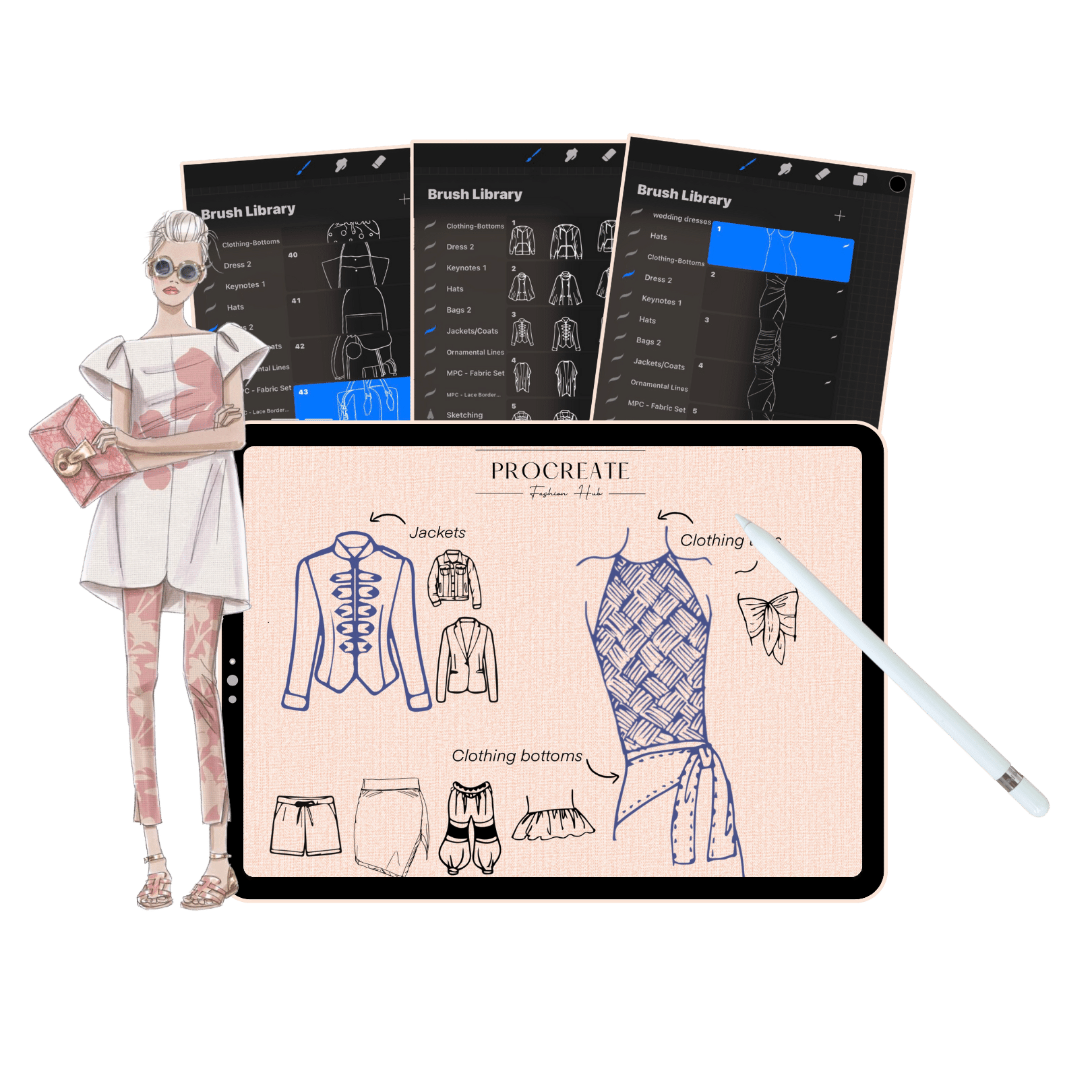 Procreate Fashion Hub Bundle