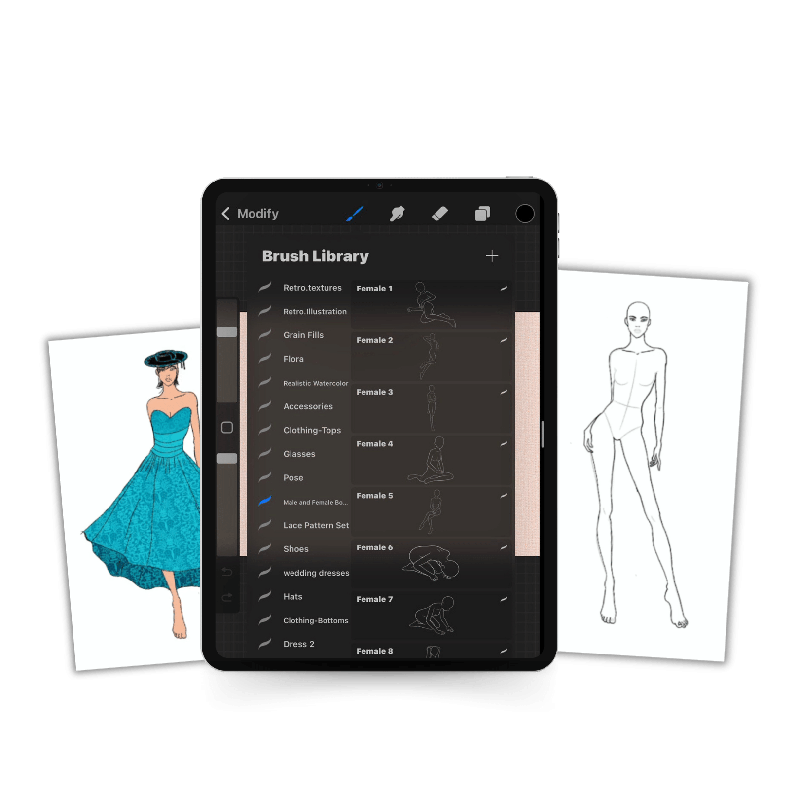 Procreate Fashion Hub Bundle